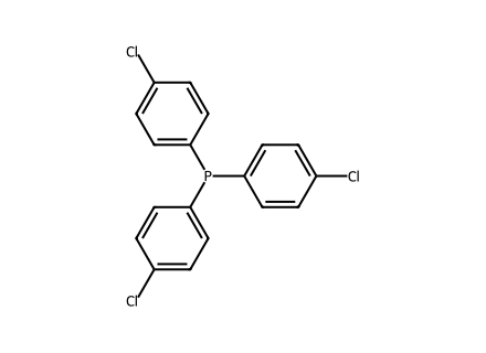 Tris(4-chlorophenyl)phosphine molecular structure