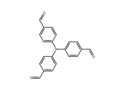 Tris(4-Formylphenyl)Amine molecular structure