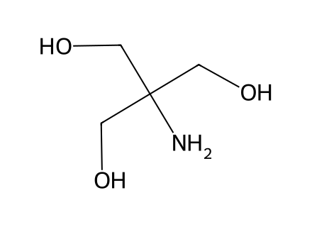 Tris Buffer (Tromethamine) molecular structure