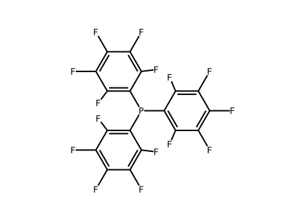 Tris(Pentafluorophenyl)Phosphine molecular structure
