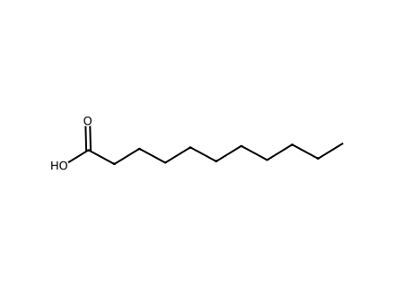 Undecanoic Acid molecular structure