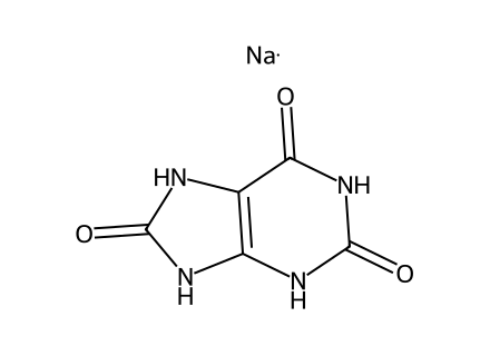 Uric Acid Sodium molecular structure
