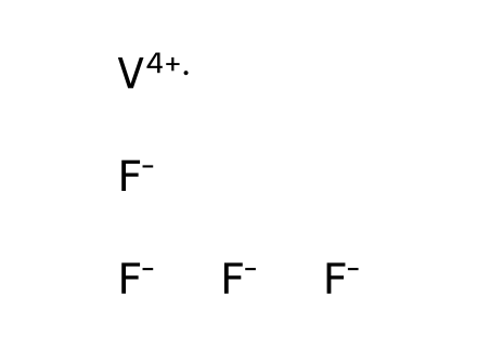 Vanadium (IV) fluoride molecular structure