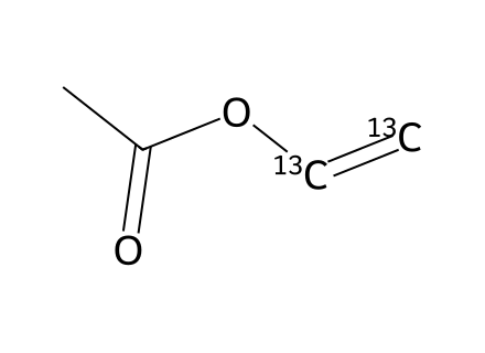 Vinyl-13C2 Acetate, 99 Atom % 13C molecular structure