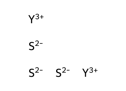 Yttrium (III) sulfide molecular structure