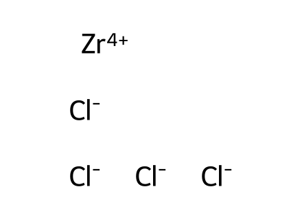 Zirconium(Iv) Chloride, 99.9+% Metals Ba molecular structure